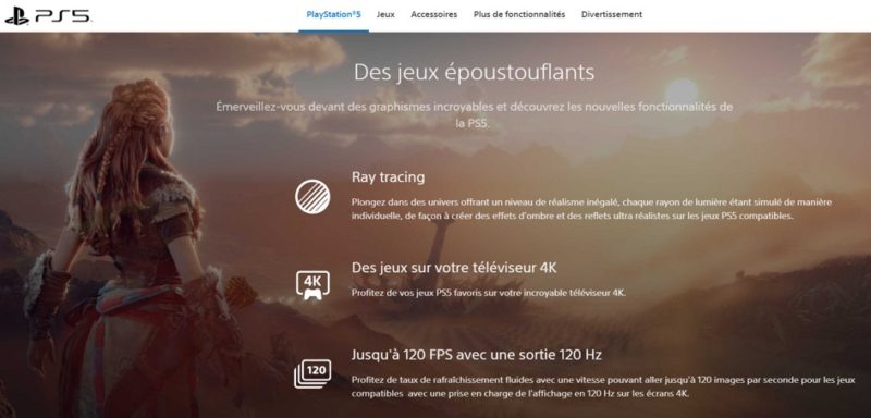 page offre playstation 5