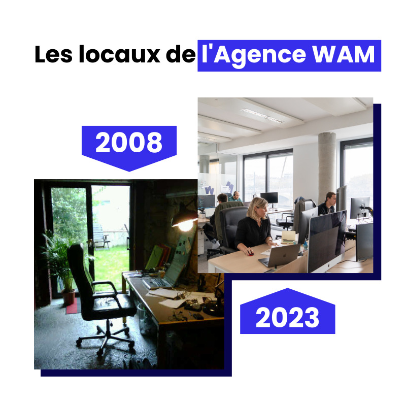 Evolution des locaux de l'Agence WAM