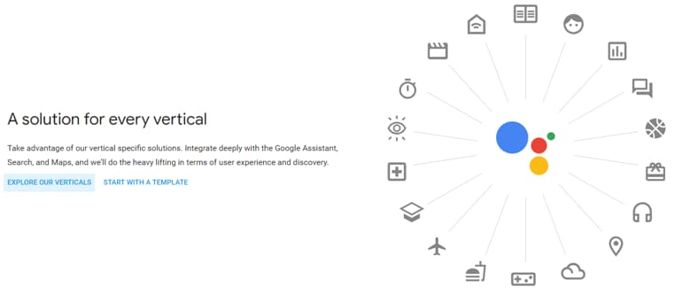Actions on Google est la plate forme vocale à destination des marques, permettant de créer des interactions vocales via un simple Google Spreadsheet.