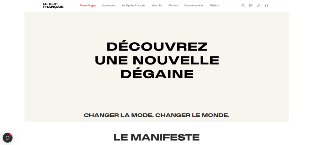 Brand content Le Slip français - Le manifeste - Agence WAM