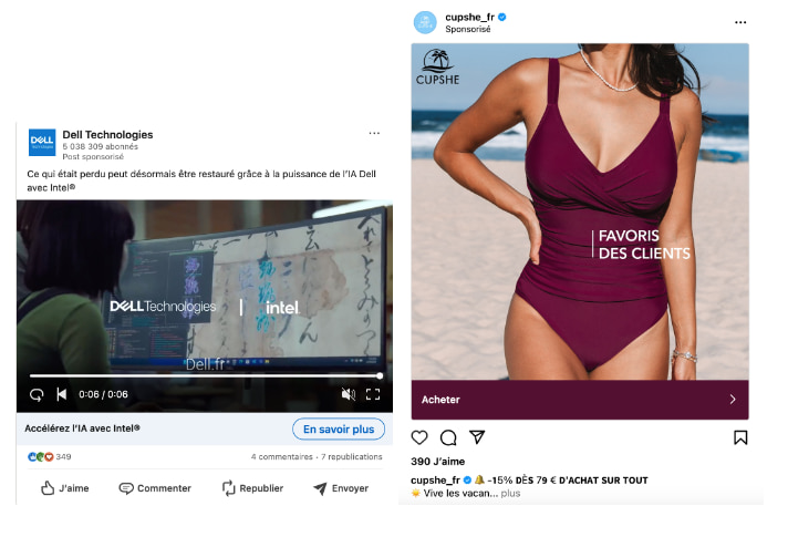 Les social ads

