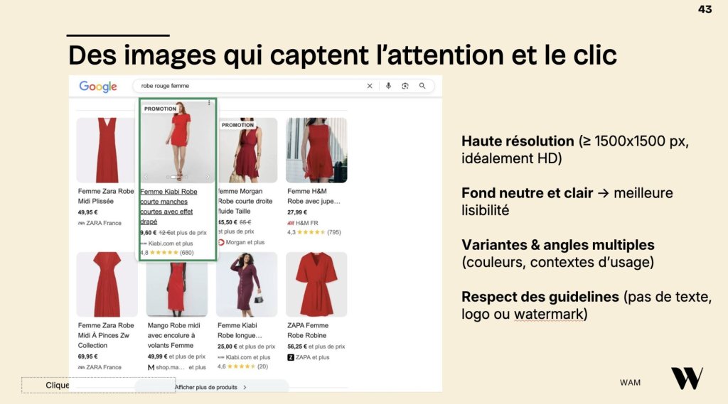 Des images qui captent l'attention et le clic