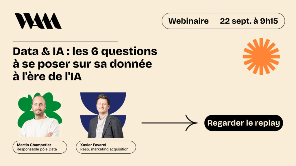 data marketing webinaire donnée IA